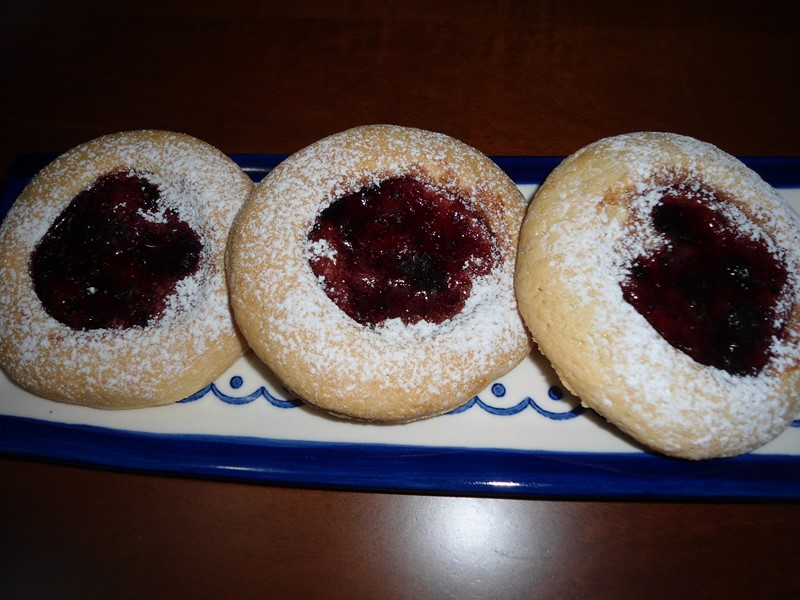 Biscotti Occhi di Bue con marmellata