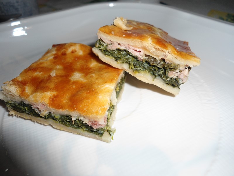 Briseè con spinaci e prosciutto — ricetta fatta in casa