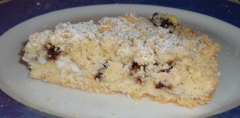 Crostata “Sbriciolata” con ricotta e gocce di cioccolato