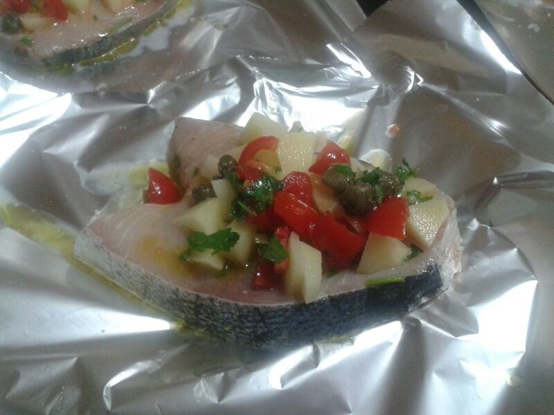Pesce spada al cartoccio