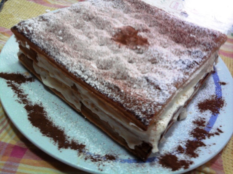 Sfoglia con crema bianca — ricetta fatta in casa