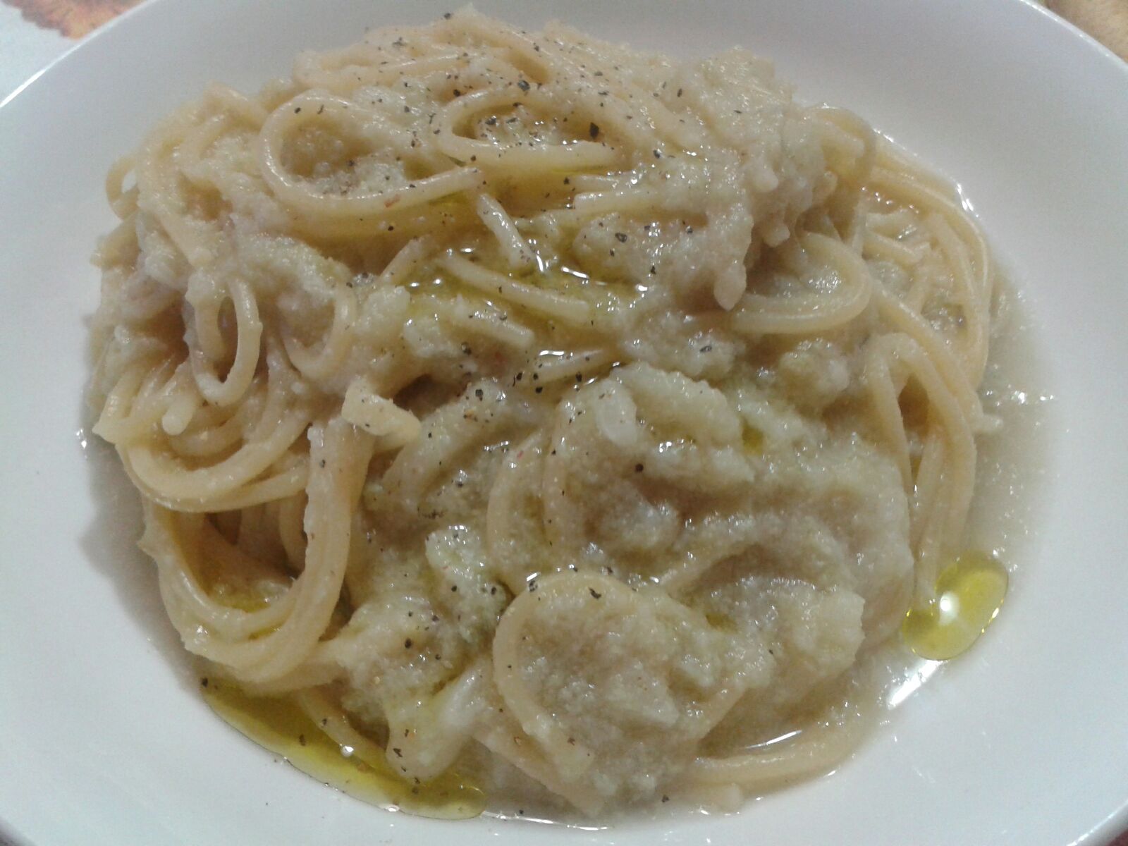 Spaghetti con Cavolfiore — ricetta fatta in casa