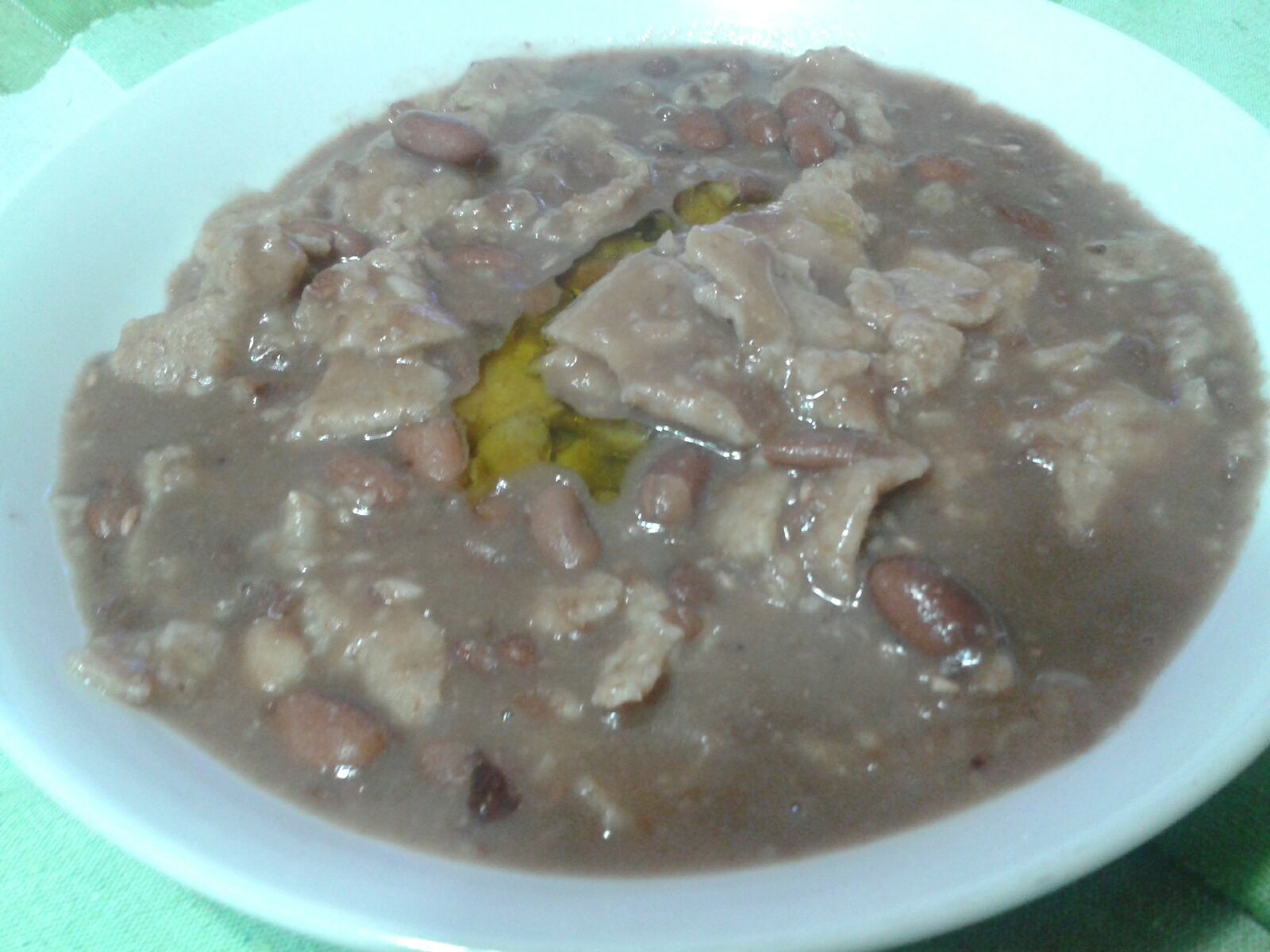 "Tagliarini" integrali con Fagioli