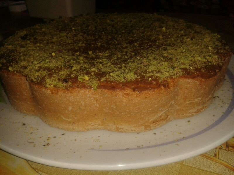 Torta pistacchio e nutella — ricetta fatta in casa